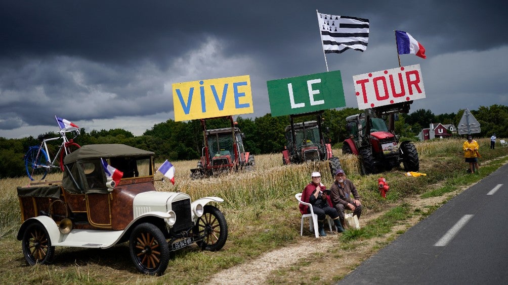 Espectadores durante el Tour de Francia