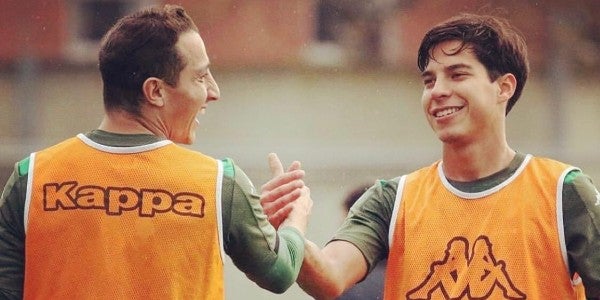 Andrés Guardado y Diego Lainez en el Real Betis 