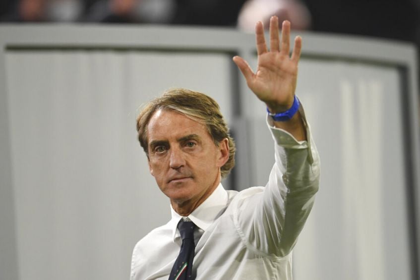 Roberto Mancini entrenador de la Selección de Italia