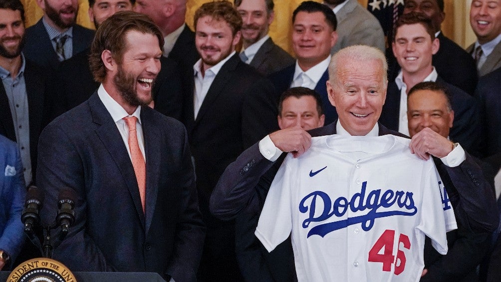 Dodgers: Visitó la Casa Blanca por el título obtenido en 2020