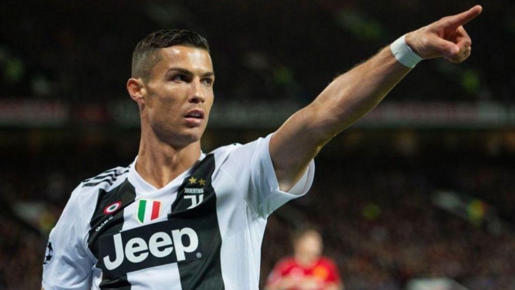 Cristiano Ronaldo en un partido con la Juventus