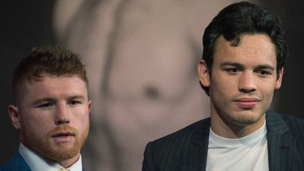 Canelo Álvarez y Chávez JR previo a una pelea