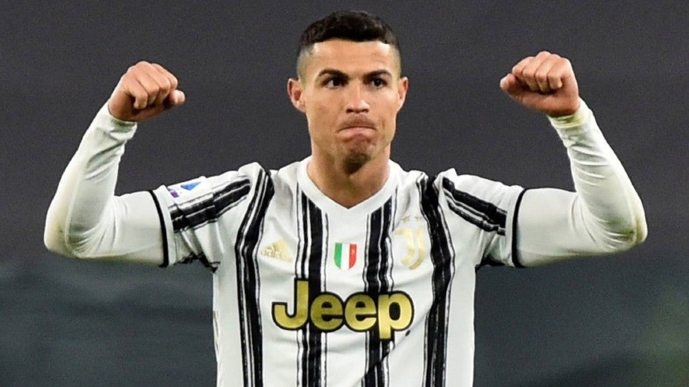 Cristiano Ronaldo durante un partido con Juventus