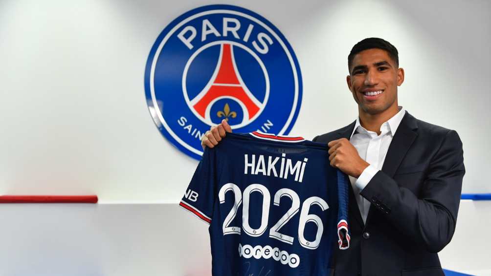 Achraf Hakimi con PSG