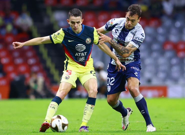 Fidalgo, en acción ante Pachuca