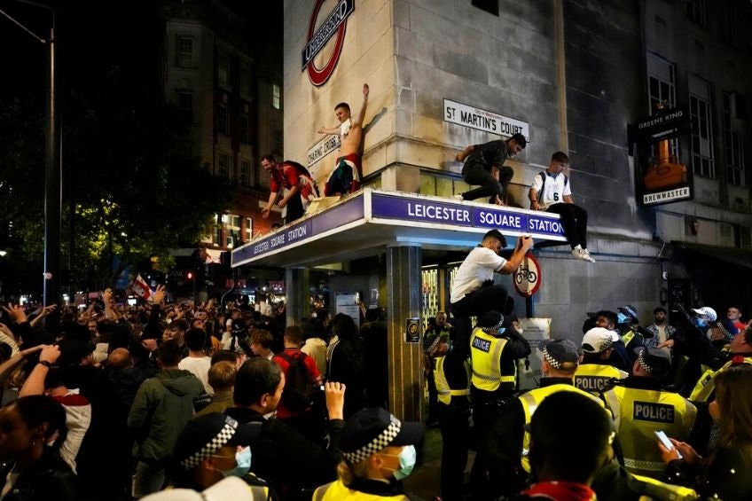 Festejos en Inglaterra 