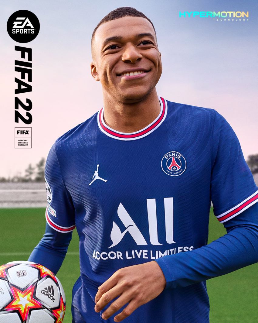 Kylian Mbappé es la nueva portada de FIFA 22