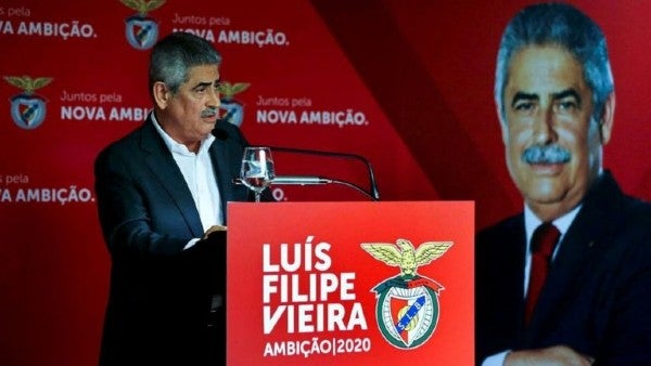 Ex presidente del Benfica Luis Filipe Vieira