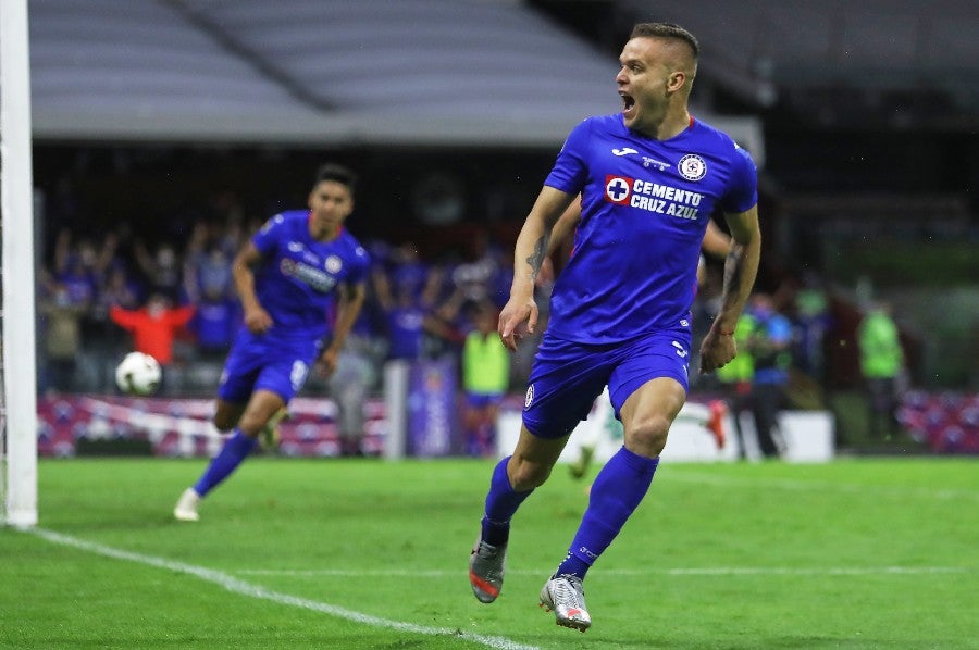 Jonathan Rodríguez celebra gol del título ante Santos