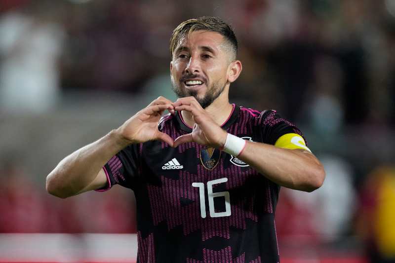 Héctor Herrera en festejo