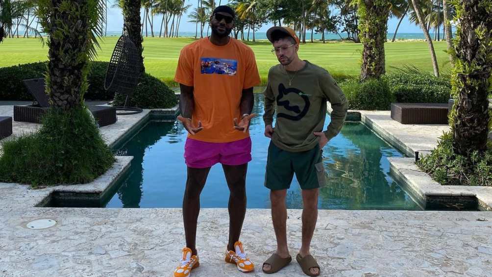 LeBron James y Bad Bunny