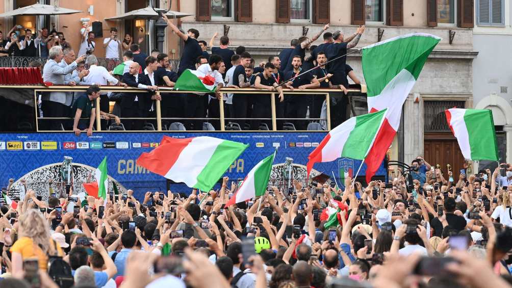 Italia en celebración