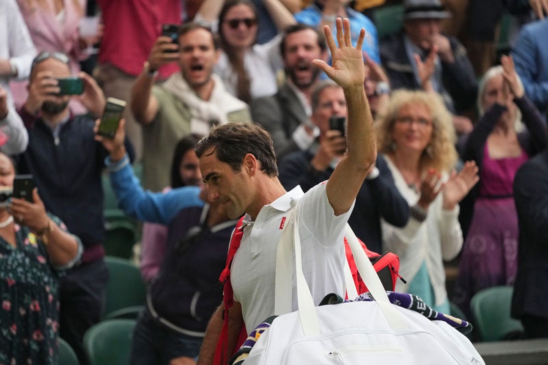 El suizo se despide de la afición tras perder en Wimbledon