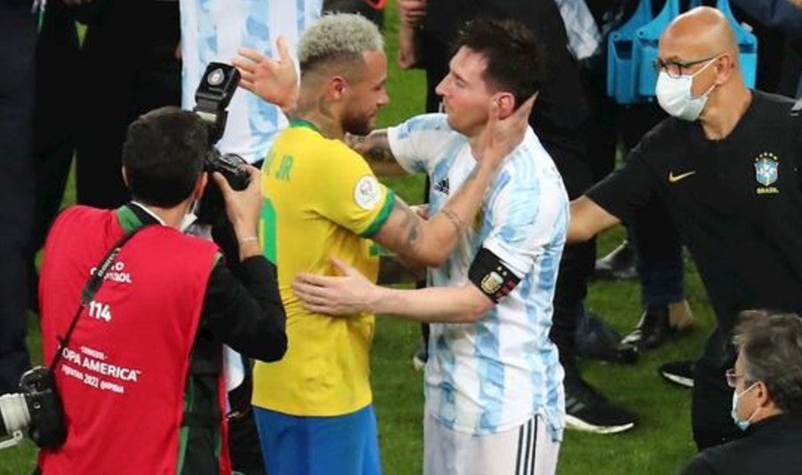 Neymar y Messi en la Copa América