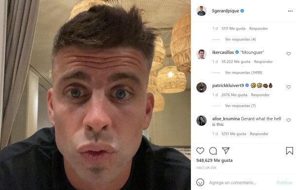 Iker Casillas comentó el cambió de "look" de Piqué