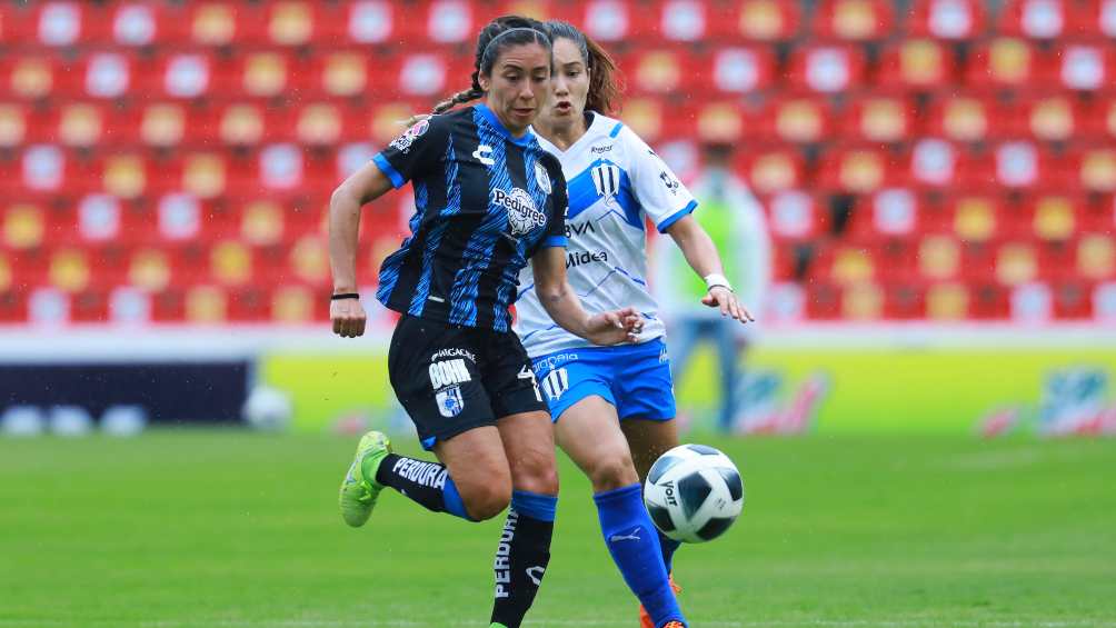 Rayadas y Querétaro Femenil en partido