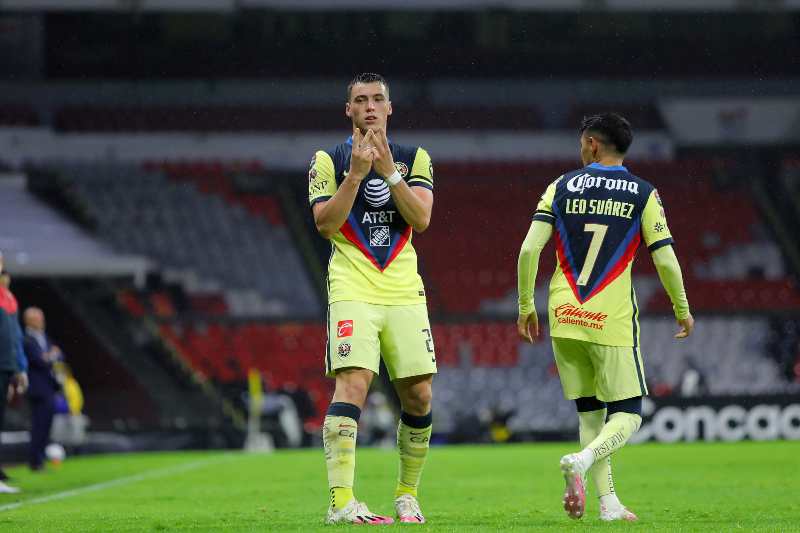 Federico Viñas en lamento de gol