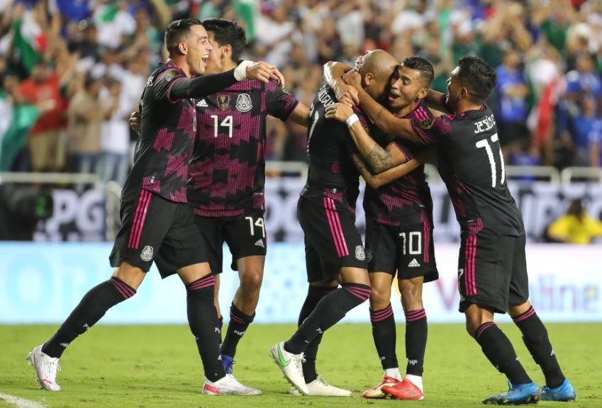 México en festejo de gol