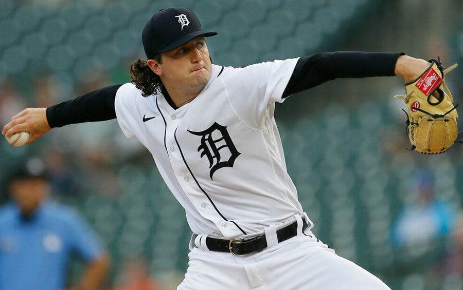 Casey Mize lució en la lomita ante Rangers