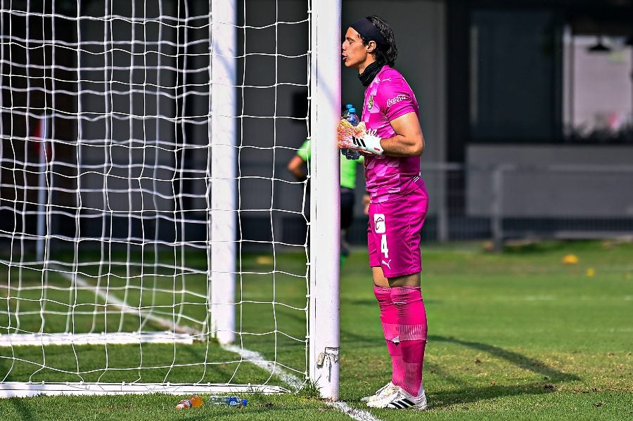 Toño Rodríguez durante un partido con Chivas