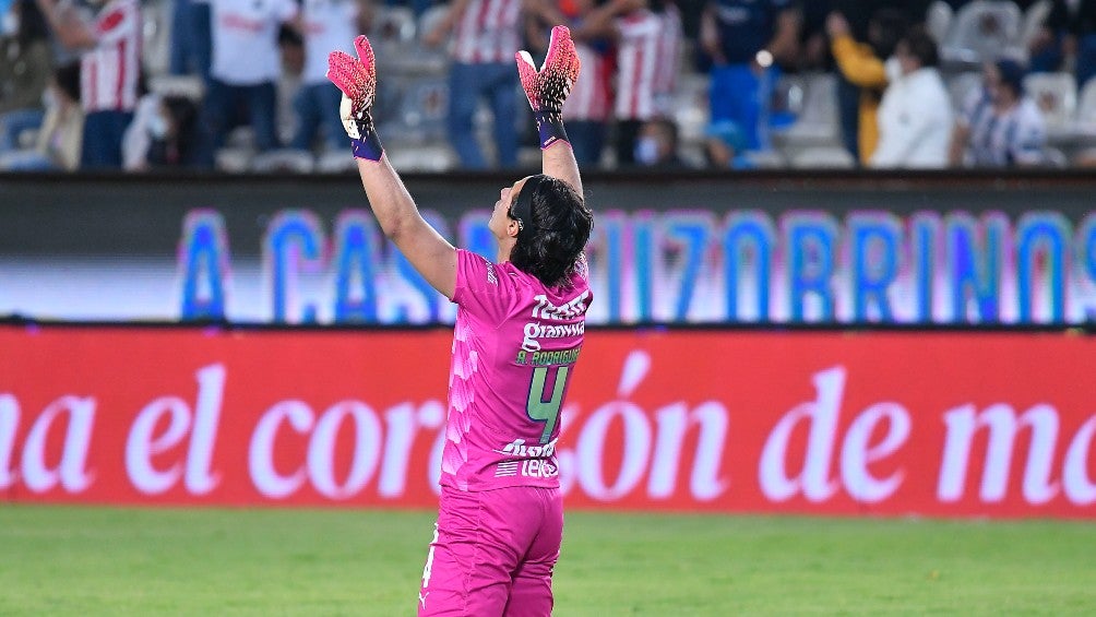 Toño Rodríguez durante un partido con Chivas