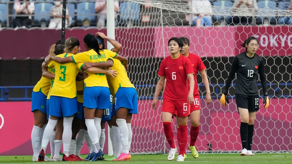 Brasil celebró goleada contra China en Tokio 2020