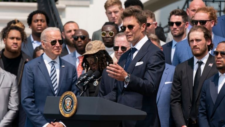 Biden y Brady en la Casa Blanca