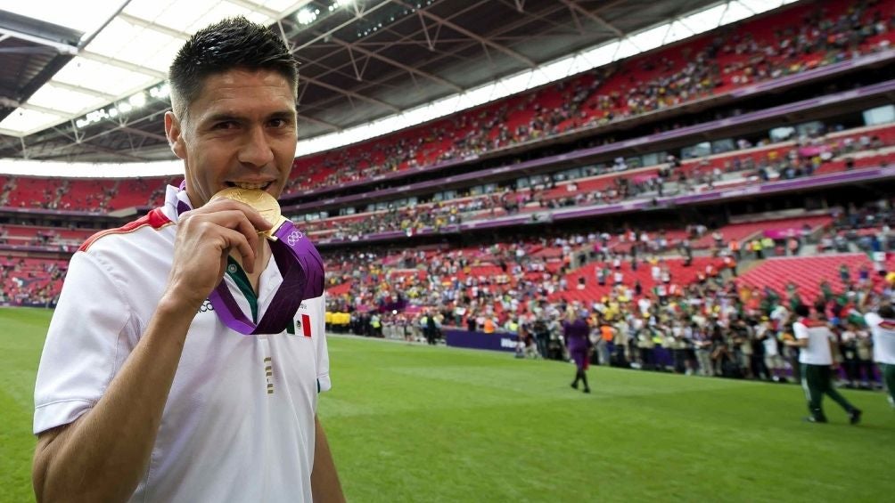 Oribe Peralta en Londres 2012