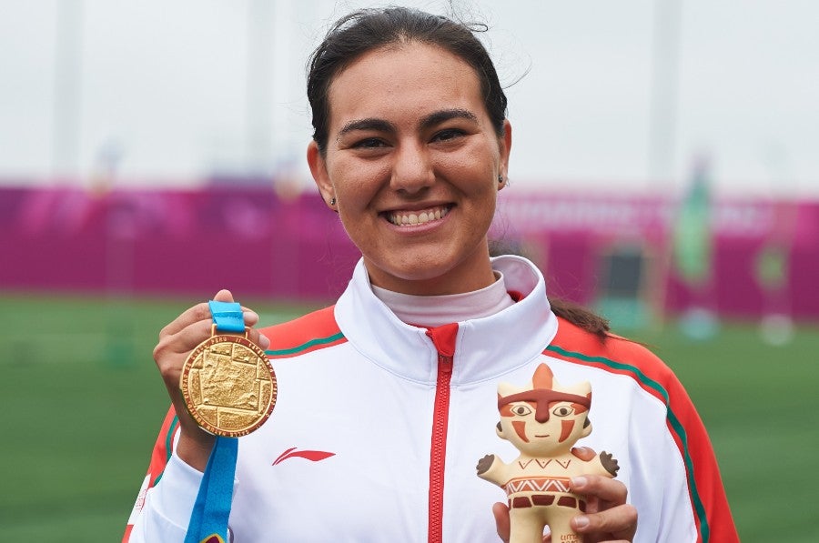 La arquera con medalla de oro panamericana