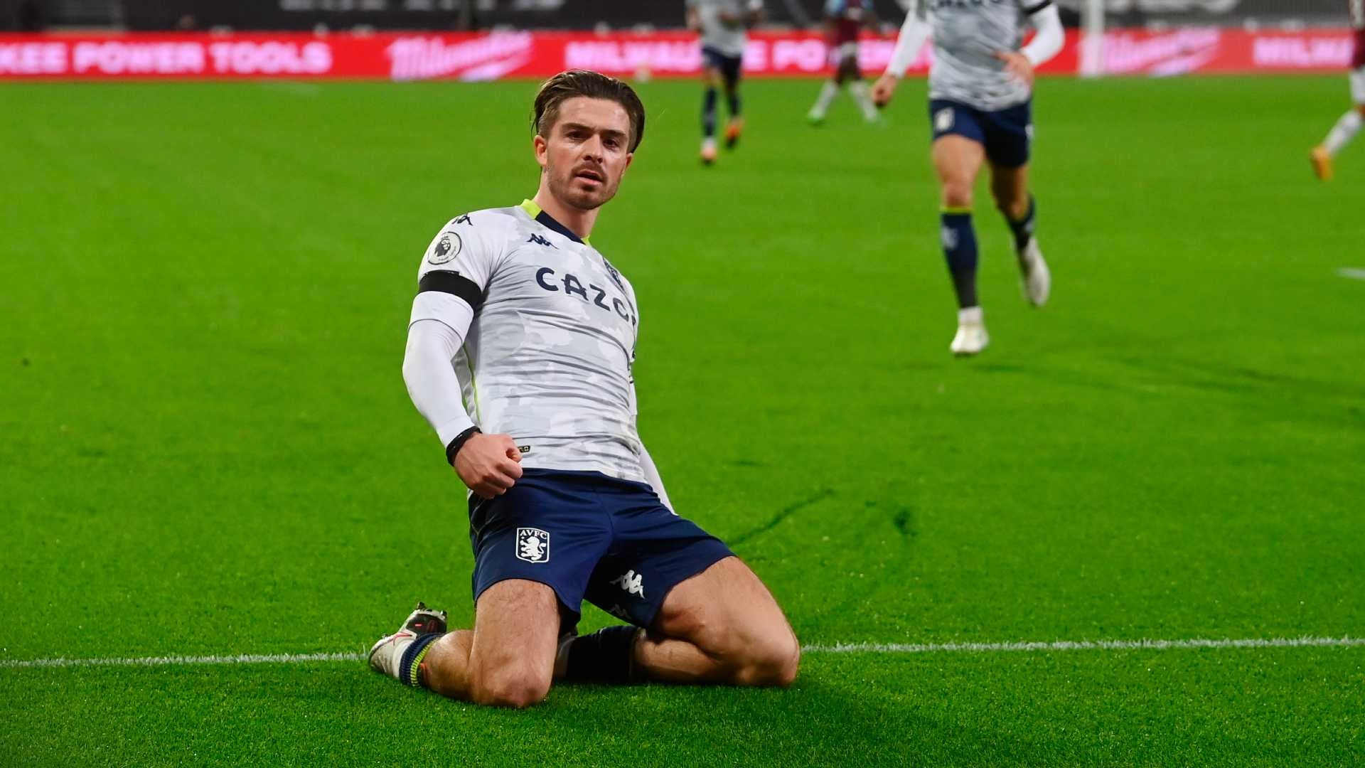 Grealish durante un partido del Aston Villa