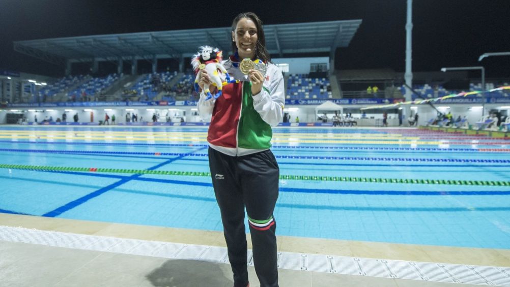 Fernanda González tras ganar una medalla en Barranquilla 2018