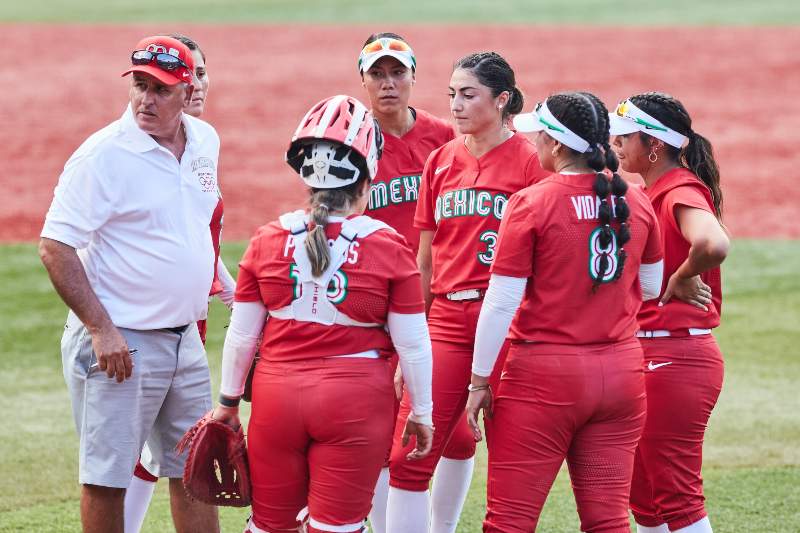 México en partido de softbol