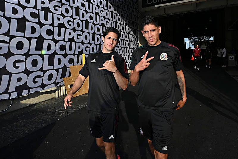 Alan Cervantes y Edson Álvarez previo a un duelo del Tricolor 