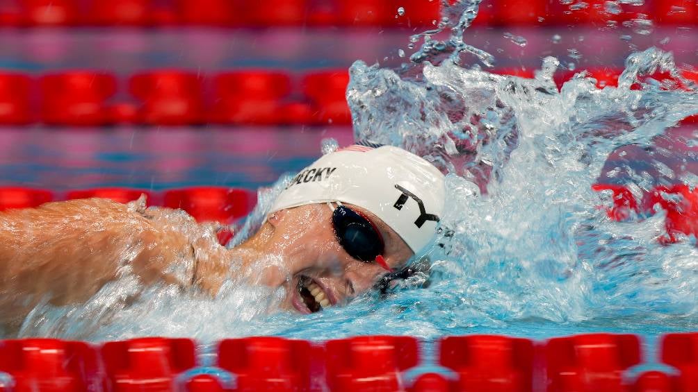 Tokio 2020: Ledecky debe contentarse con el primer récord olímpico de los 1.500