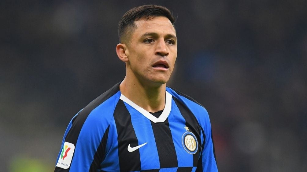 Alexis Sánchez en un juego con el Inter