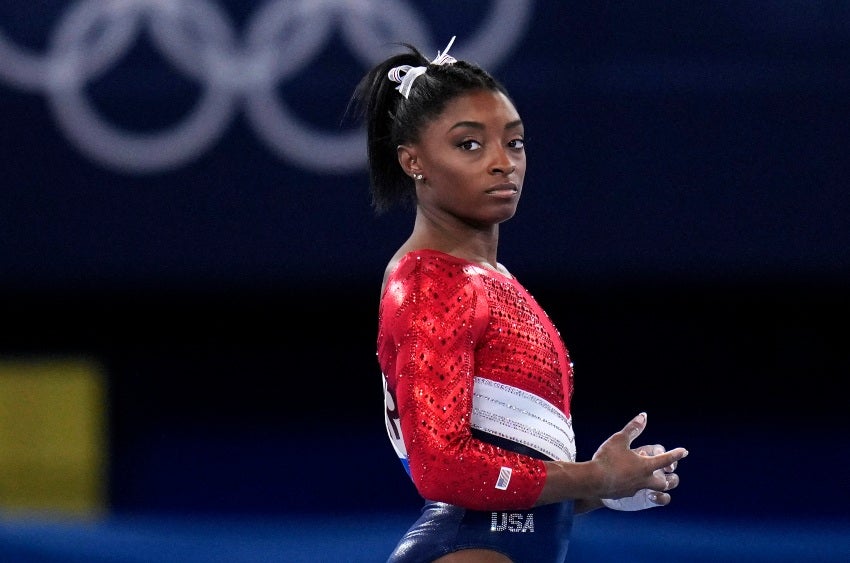 Simone Biles en los Juegos Olímpicos de Tokio 2020