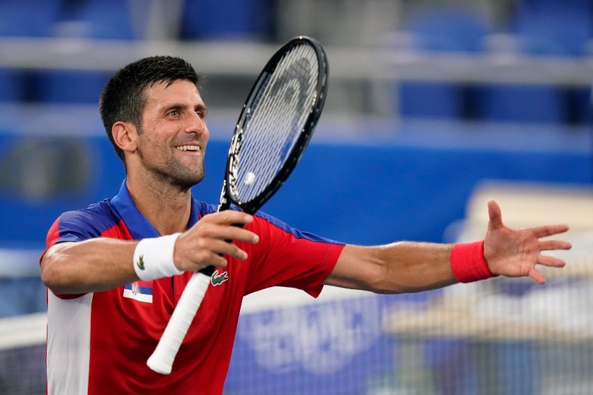 Novak Djokovic en los Juegos Olímpicos de Tokio 2020