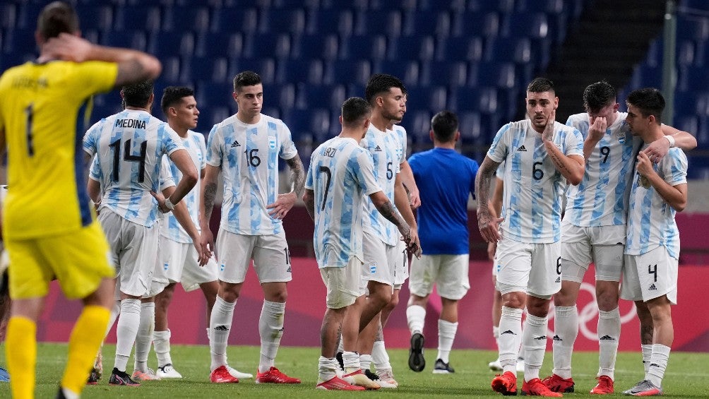 Selección de Argentina reacciona a su eliminación de Tokio 2020