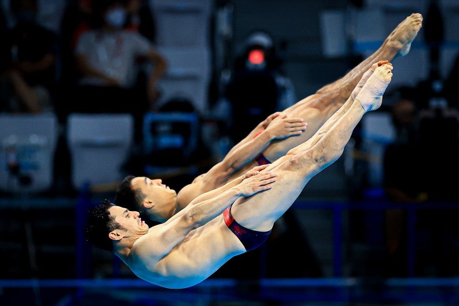 Yahel Castillo y Juan Celaya en competencia en Tokio 2020