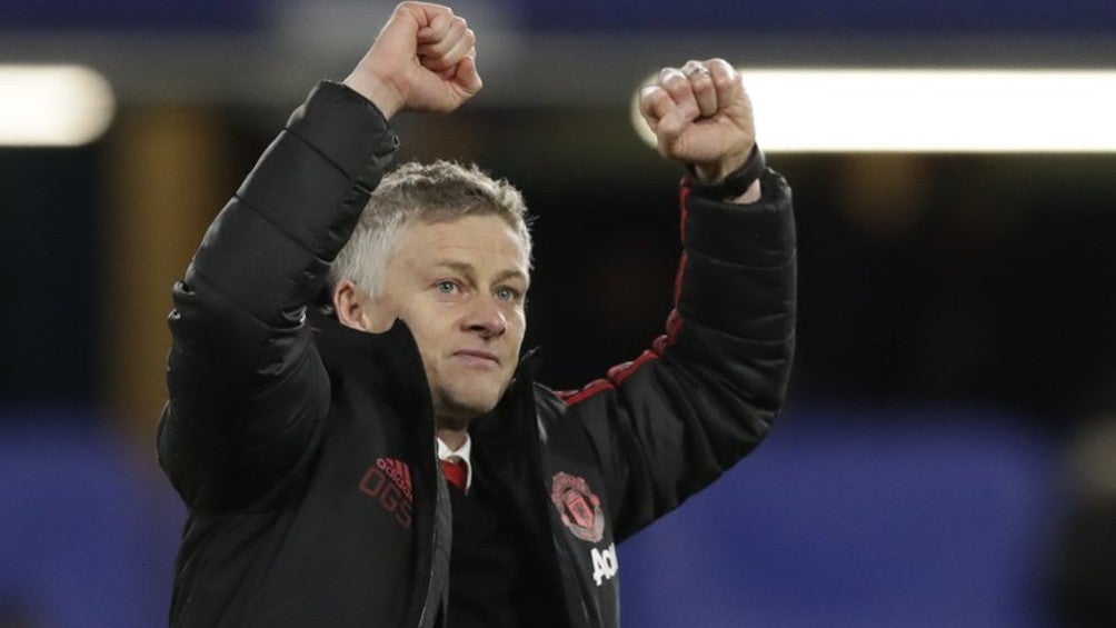 Ole Gunnar Solskjaer reacciona durante partido