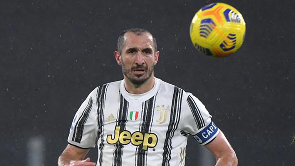 Giorgio Chiellini con la Juventus 