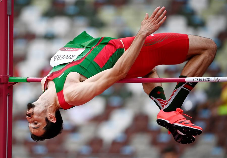 Edgar Rivera no clasificó a la Final en salto de altura