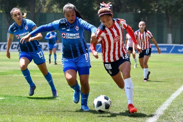 Joseline Montoya contra Cruz Azul en el Apertura 2021