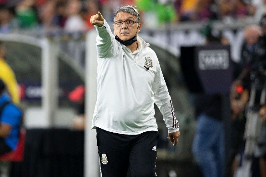 Gerardo Martino en el duelo entre México y Canadá