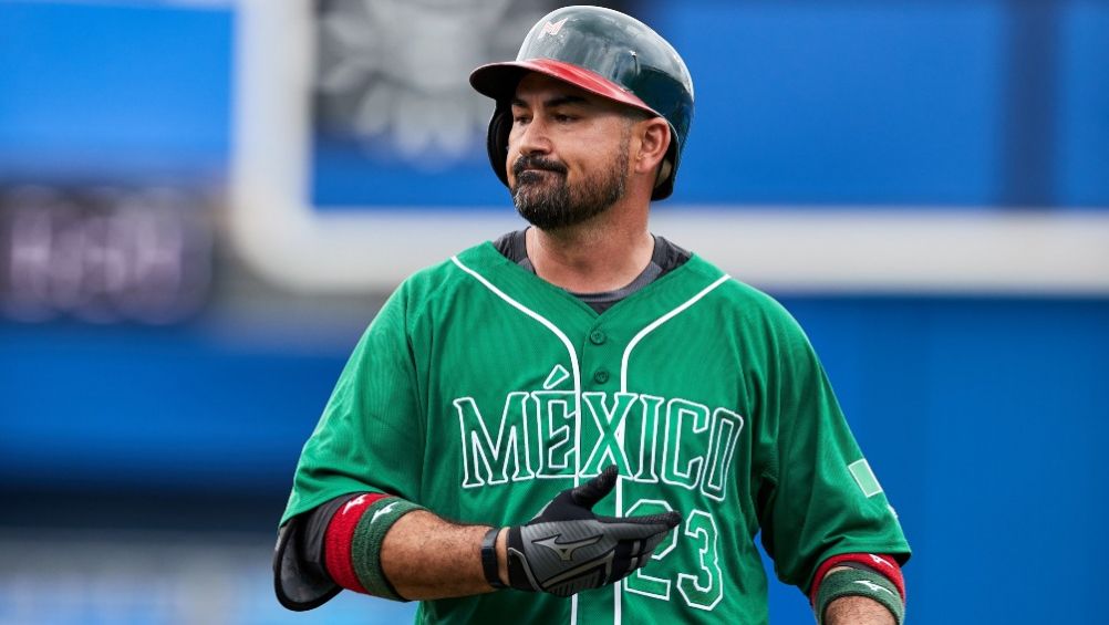 Adrián González en acción en Tokio 2020