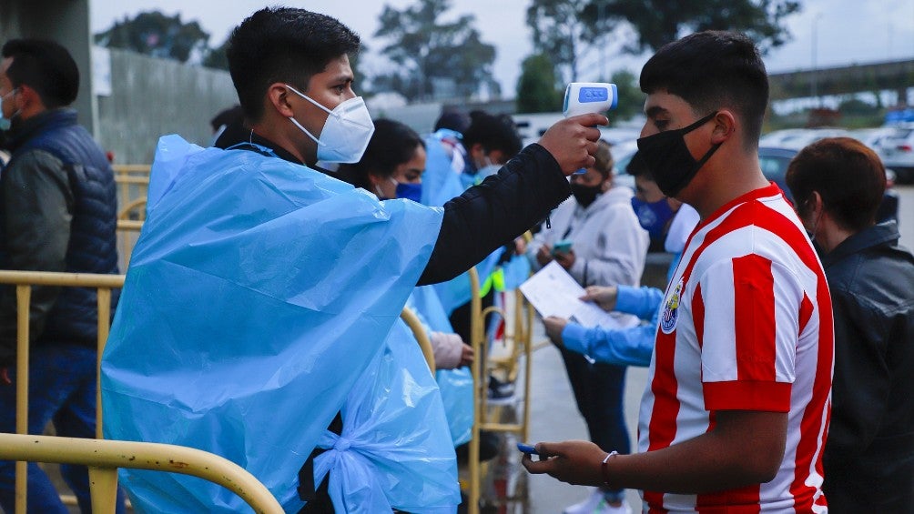 Puebla: Implementó fuerte protocolo sanitario en juego ante Chivas