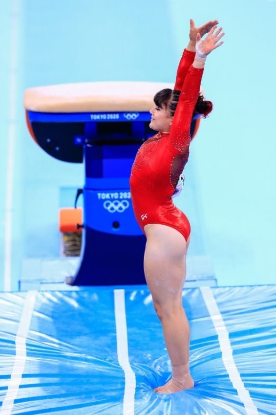 Alexa Moreno Se quedó a 17 milésimas del bronce en salto de caballo