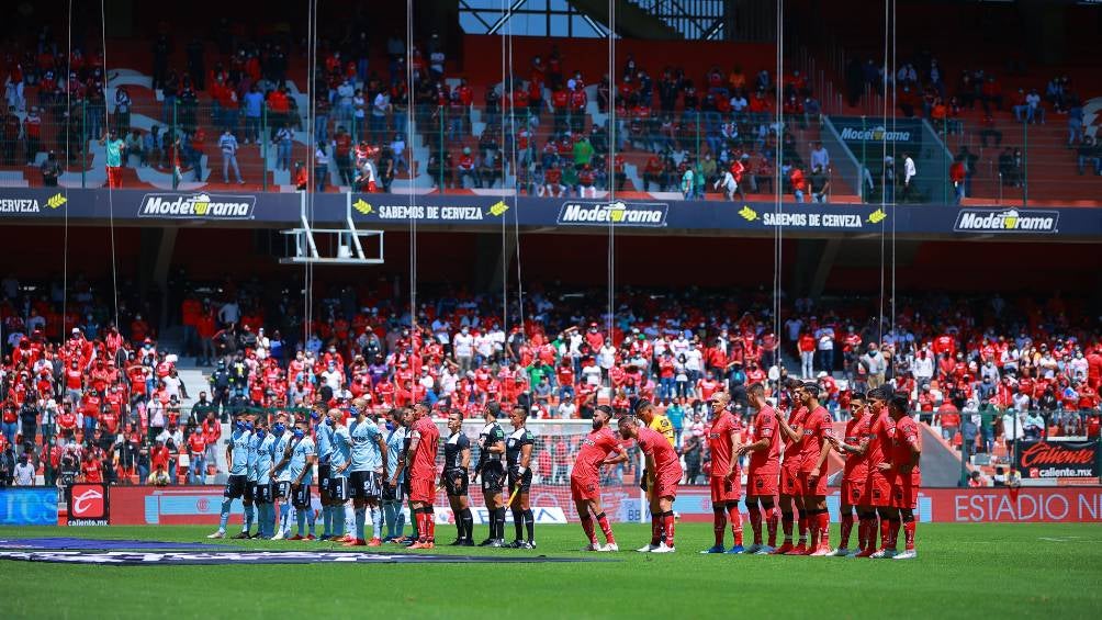 Momentos previos al partido entre Toluca y Tigres