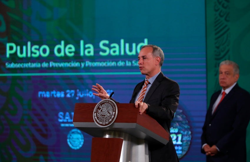 Hugo López-Gatell en conferencia de prensa