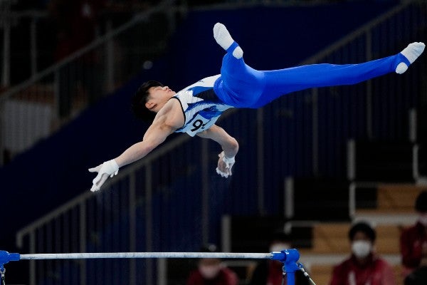 Daiki Hashimoto en acción durante Tokio 2020